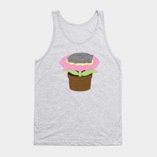 Flower Kitty Tank Top